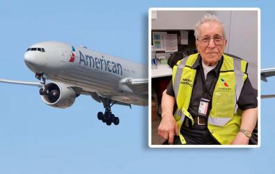 Mecânico de avião de 96 anos completa 80 anos de trabalho para a American Airlines